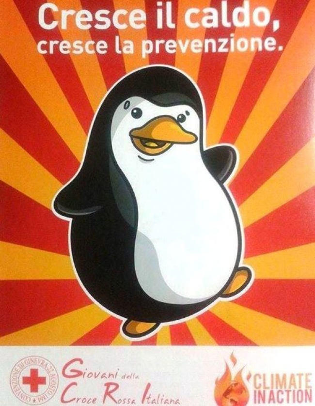 CON LA CROCE ROSSA , SALVIAMO LINO IL PINGUINO !
