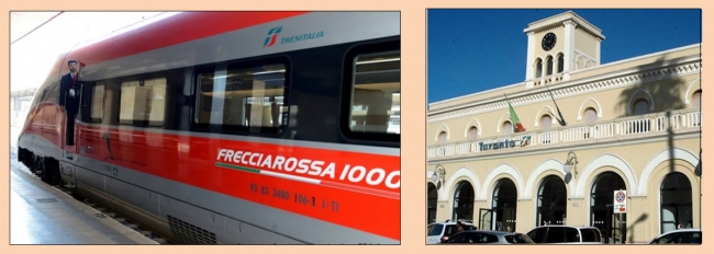 DA DOMENICA 11 DICEMBRE IL FRECCIAROSSA PARTE DA TARANTO DA DOMENICA 11 DICEMBRE IL FRECCIAROSSA PARTE DA TARANTO