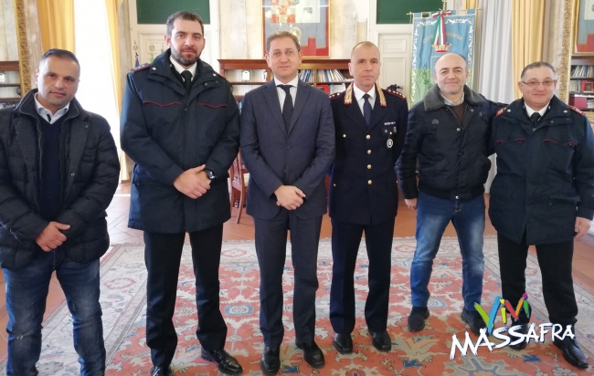 INCONTRO TRA COMPAGNIA DEI CARABINIERI DI MASSAFRA, POLIZIA LOCALE E AMMINISTRATORI