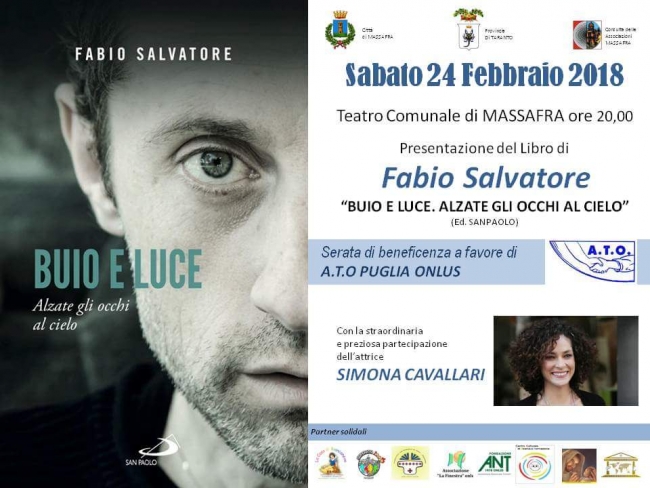 FABIO SALVATORE PRESENTA IL SUO LIBRO BUIO E LUCE. ALZATE GLI OCCHI AL CIELO FABIO SALVATORE PRESENTA IL SUO LIBRO BUIO E LUCE. ALZATE GLI OCCHI AL CIELO