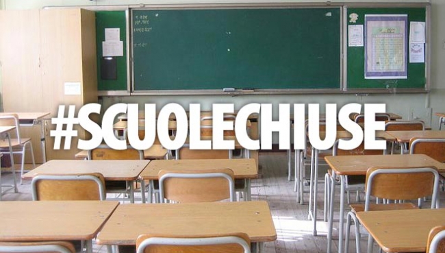 DOMANI SCUOLE CHIUSE, ANCHE IN PROVINCIA DOMANI SCUOLE CHIUSE, ANCHE IN PROVINCIA