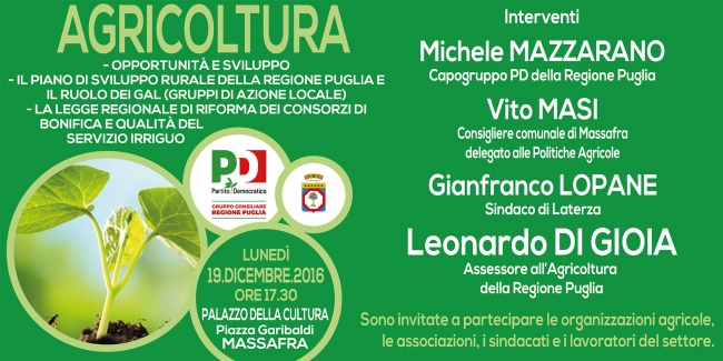 IL PIANO DI SVILUPPO RURALE DELLA REGIONE PUGLIA E IL RUOLO DEL GAL