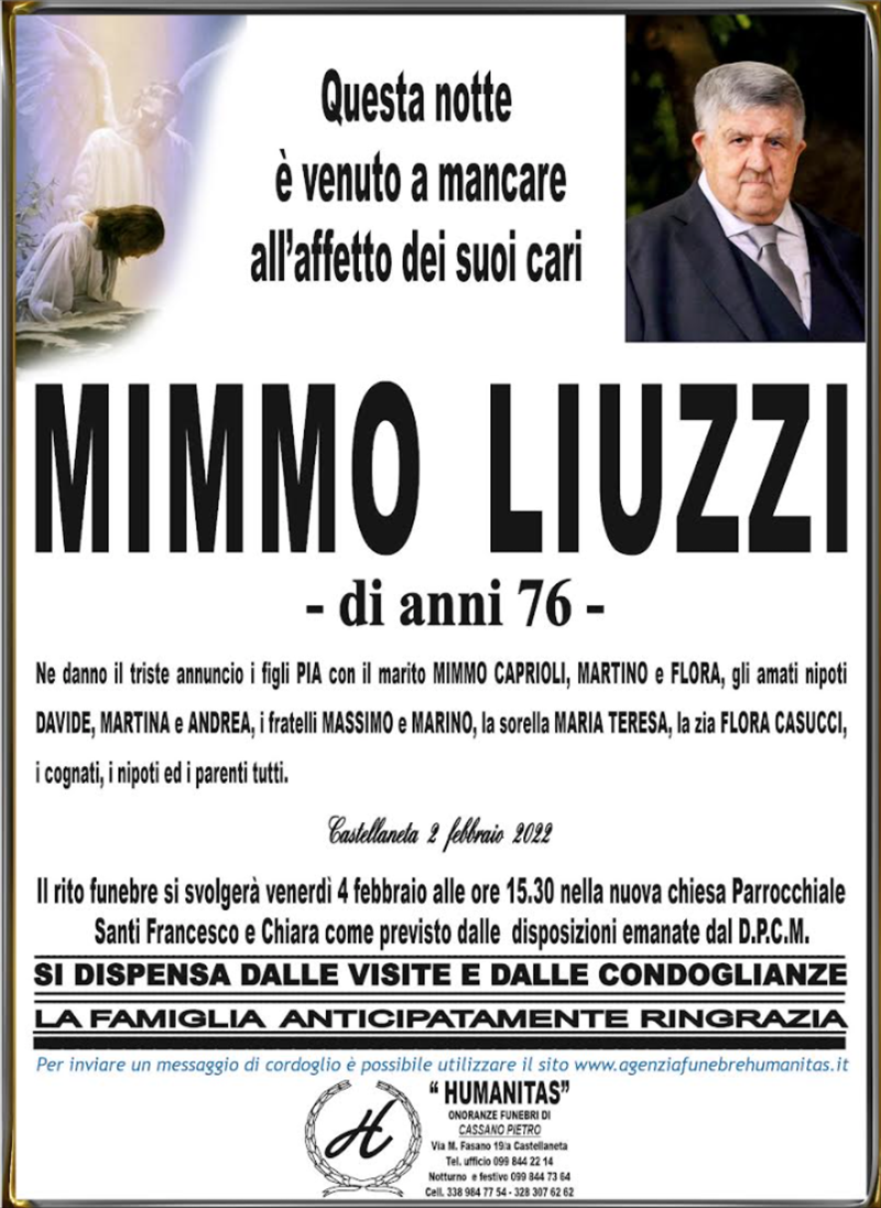 manifesto funebre