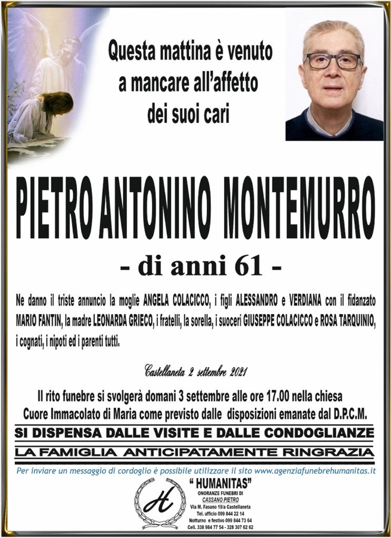 manifesto funebre