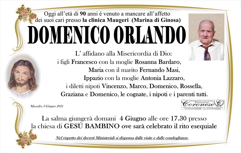 manifesto funebre