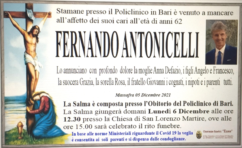 Anniversario di Fernando Antonicelli