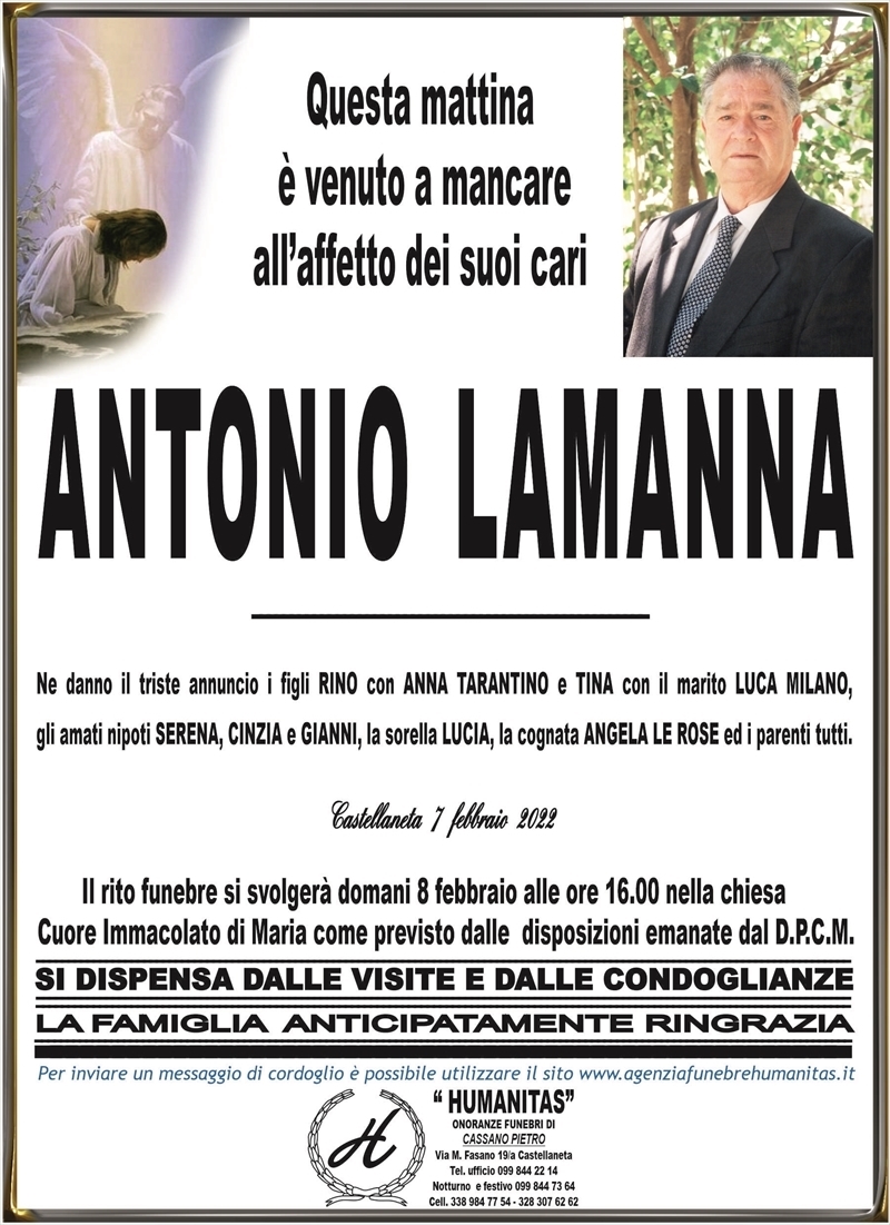 manifesto funebre