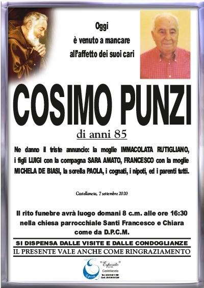 manifesto funebre