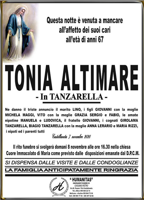 Anniversario di Tonia Altimare