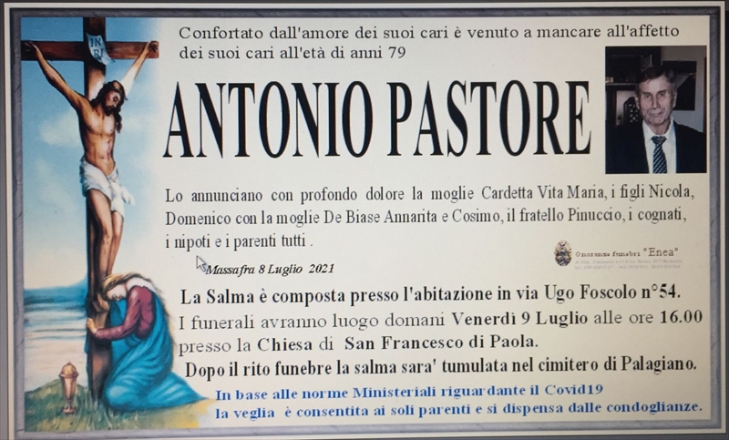 manifesto funebre