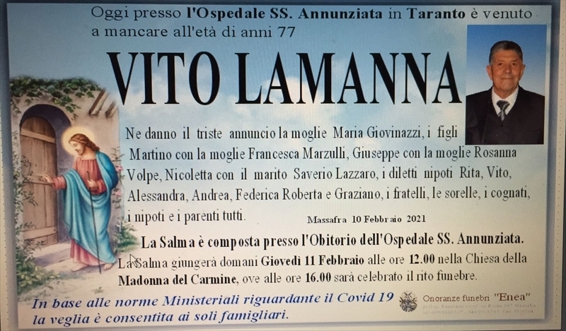 manifesto funebre