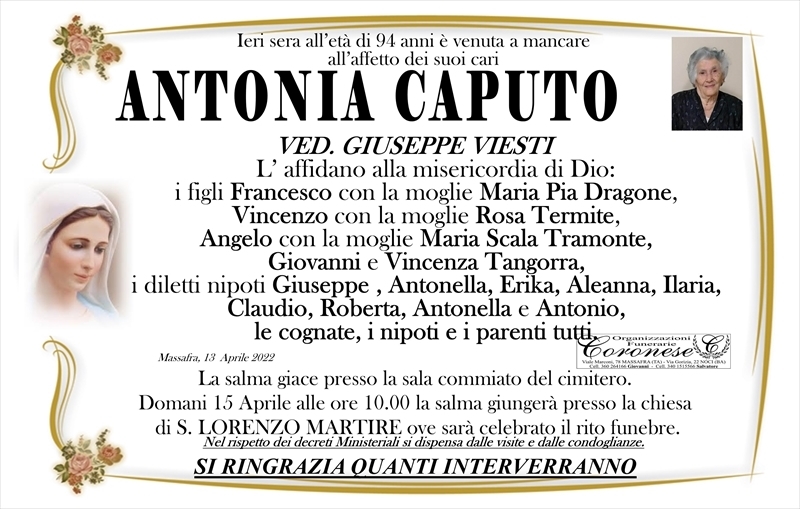 manifesto funebre