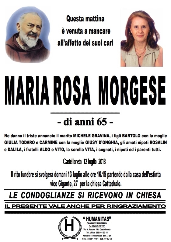 Maria Rosa Morgese