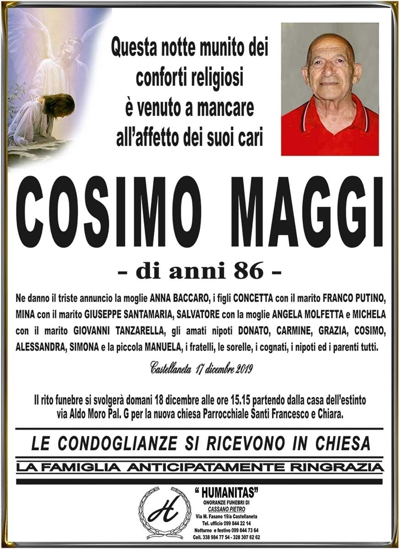 manifesto funebre
