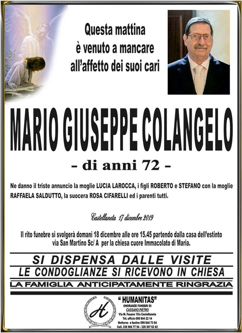 manifesto funebre