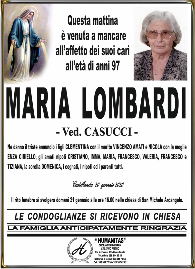 manifesto funebre