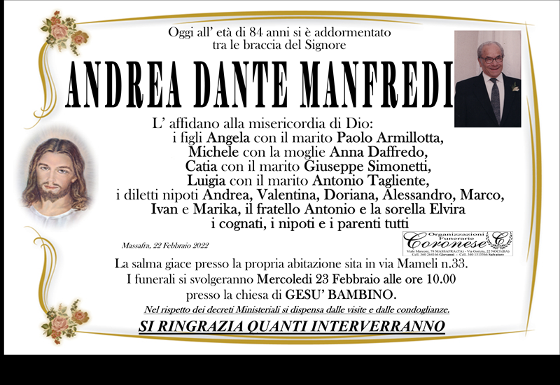manifesto funebre