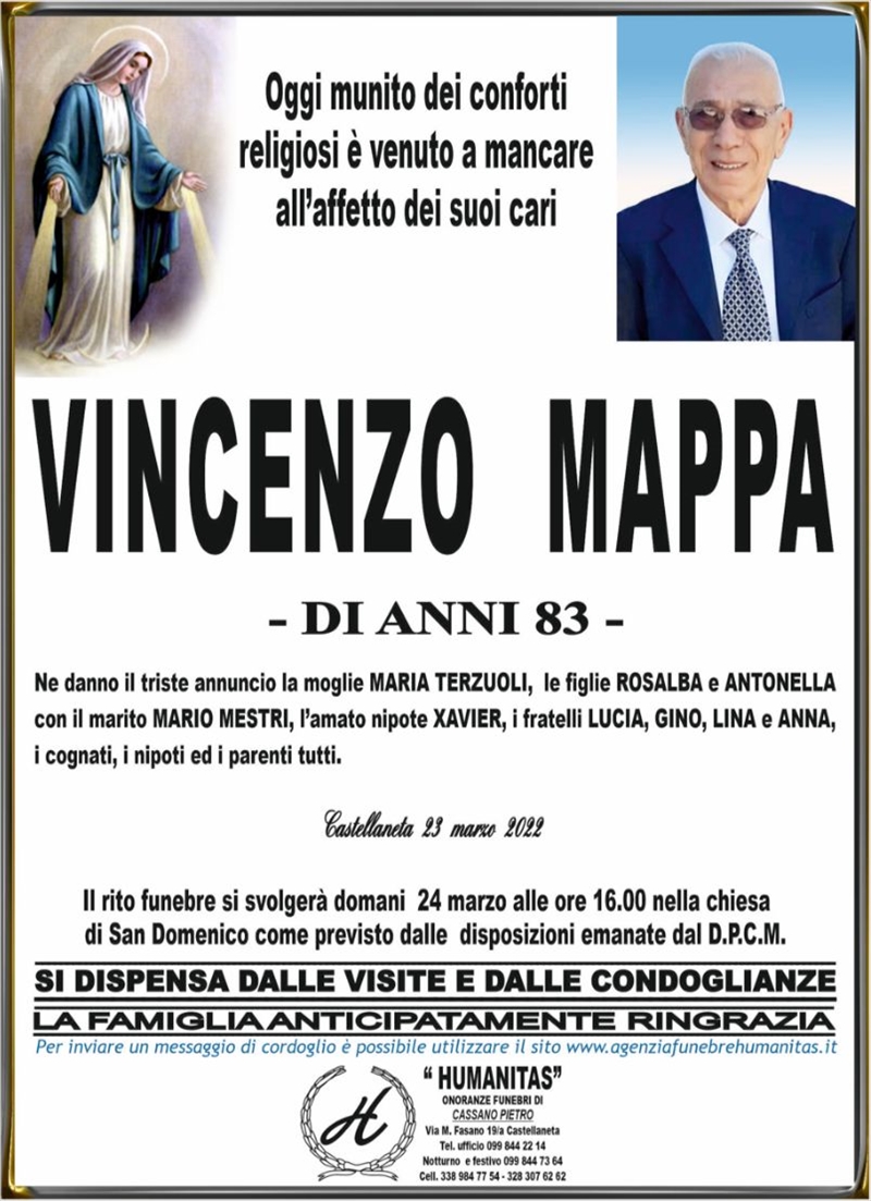manifesto funebre