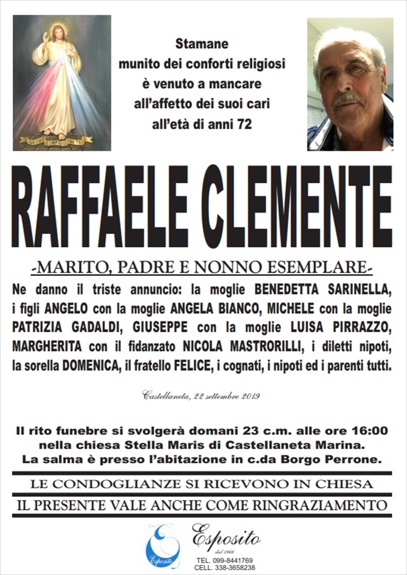 manifesto funebre