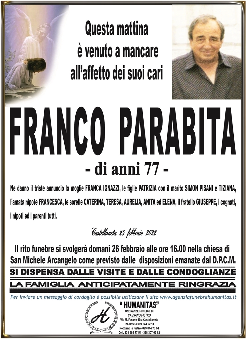 manifesto funebre