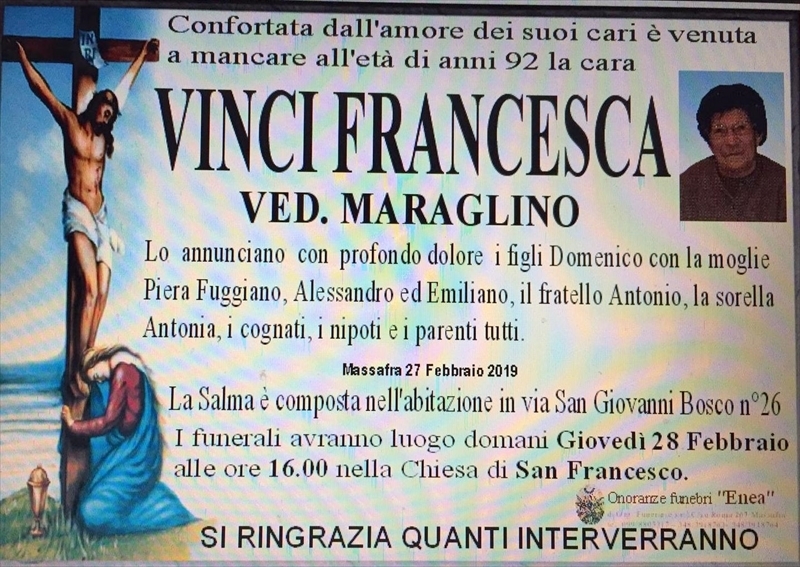 manifesto funebre