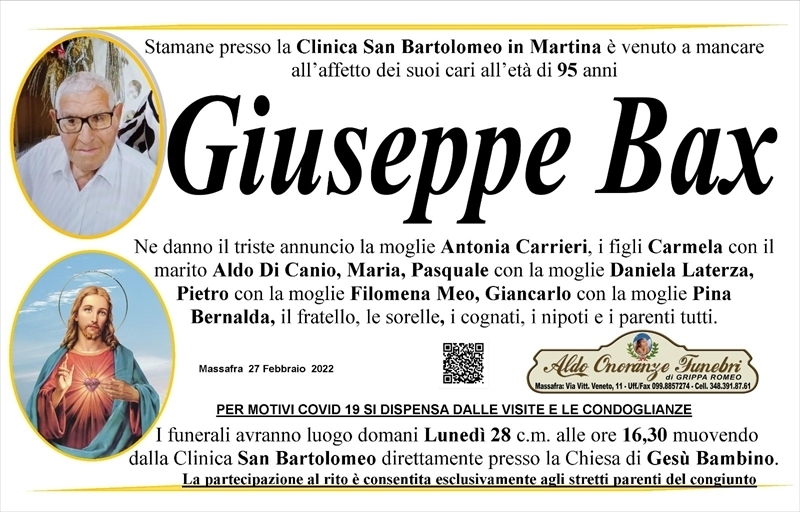 manifesto funebre