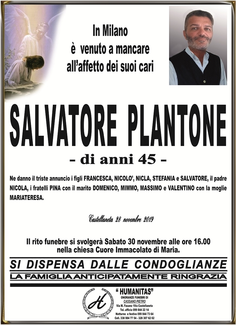 manifesto funebre