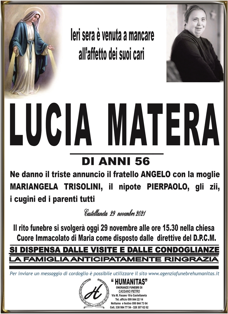 manifesto funebre