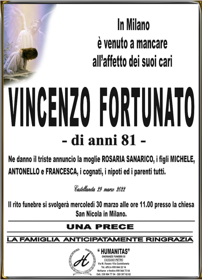manifesto funebre