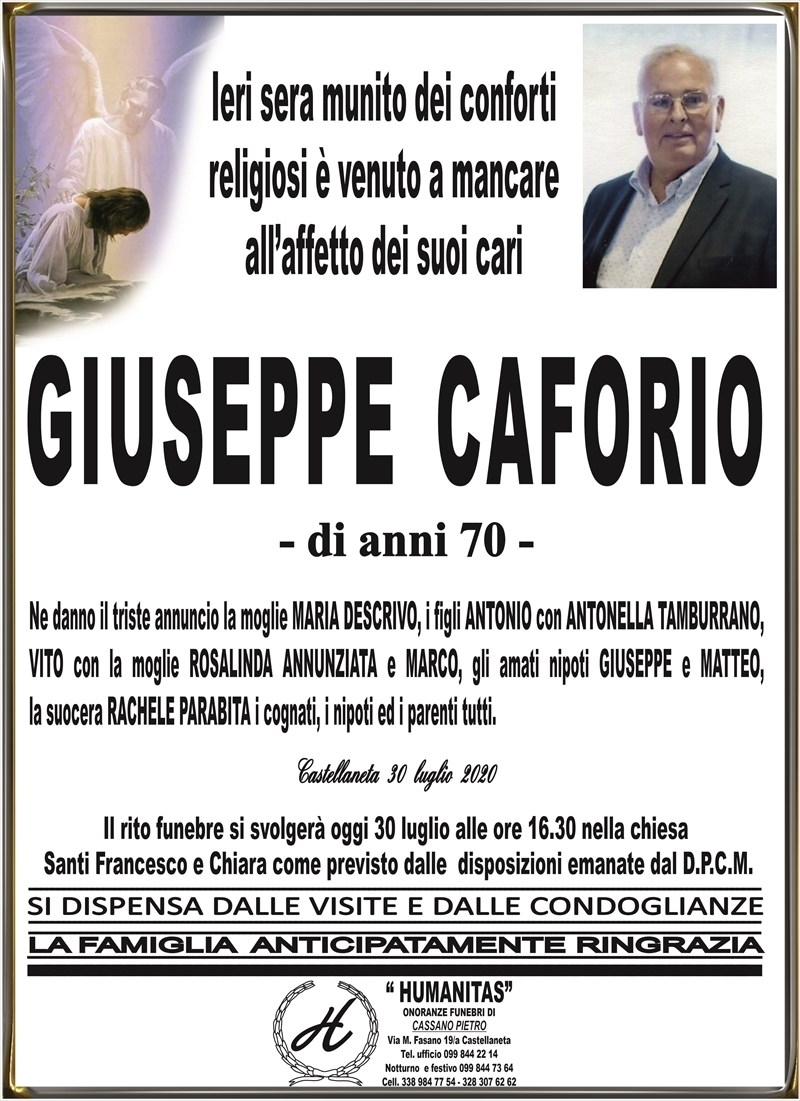 manifesto funebre
