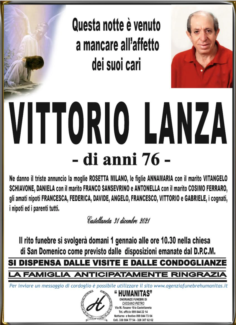 Anniversario di Vittorio Lanza