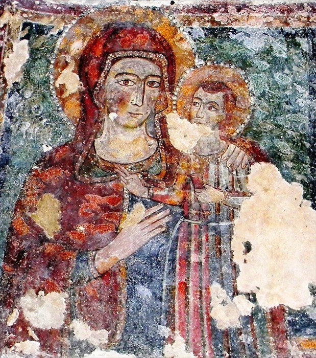 Antica immagine di Santa Maria del Pesco
