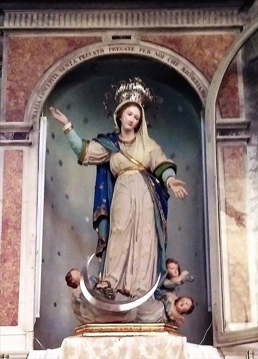 Cattedrale di Castellaneta: Immacolata Concezione voluta da mons. D'Avanzo