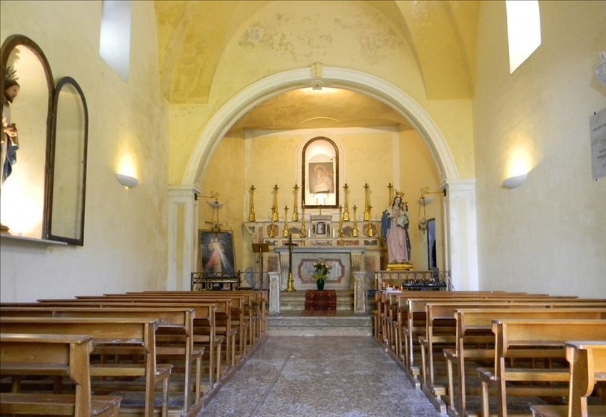 La chiesa Mater Christi all'interno