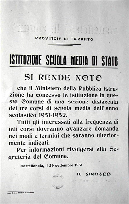 Manifesto 1951