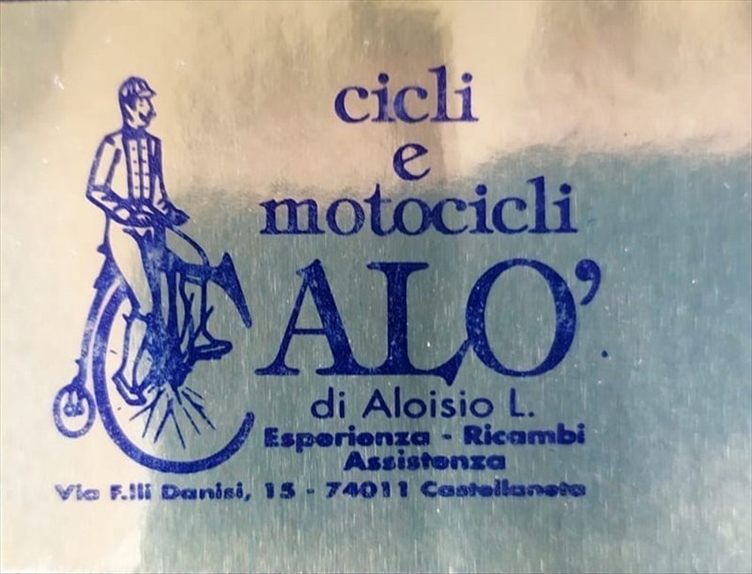 Il marchio Calò (adesivo per le biciclette)
