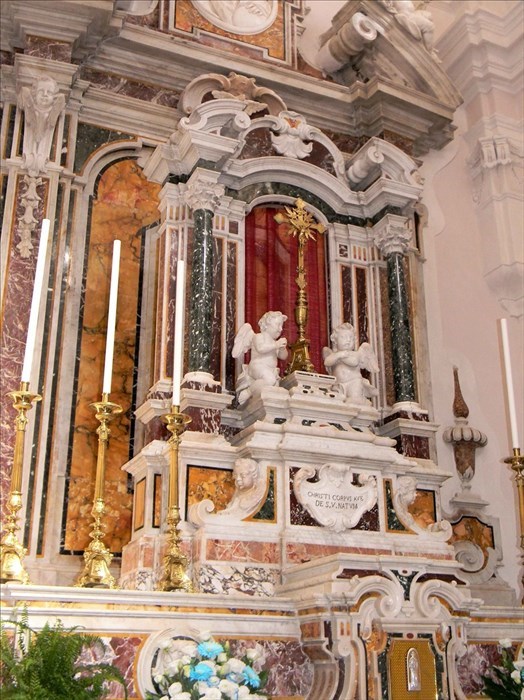 Altare eretto nel 1757