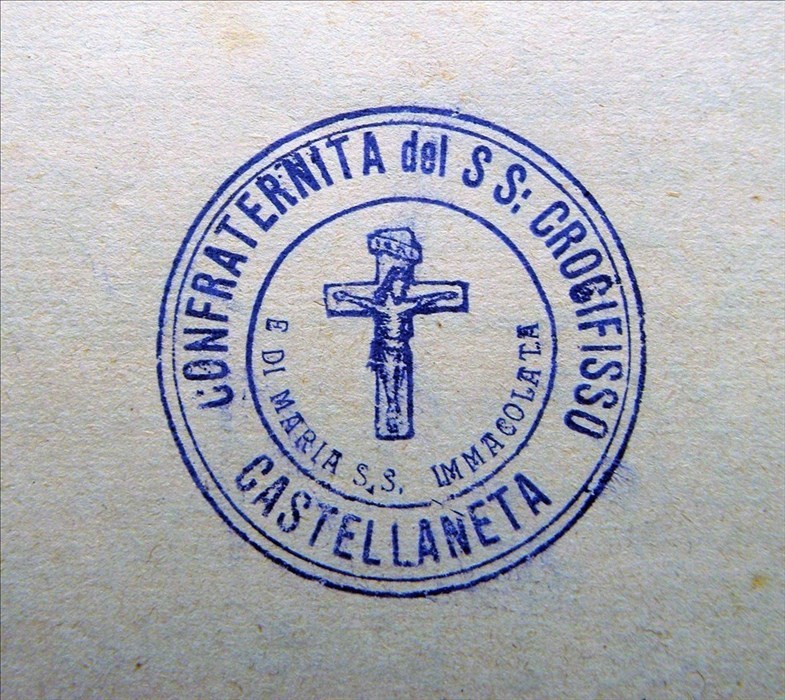 Particolare documento confraternita Immacolata