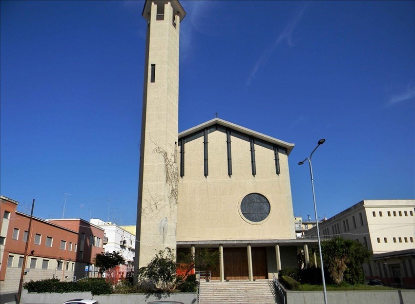 La chiesa nello spazio urbano fra l'ex villaggio del fanciullo e l'edificio scolastico