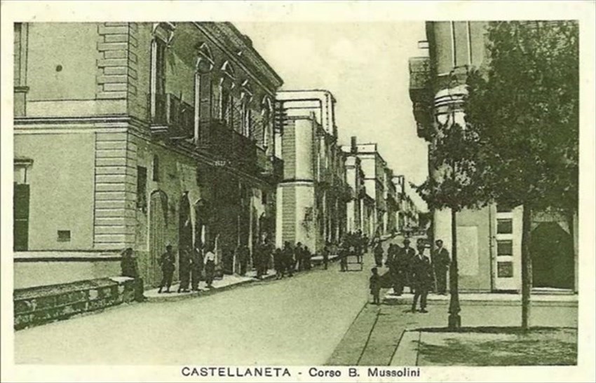 Castellaneta, corso Benito Mussolini, oggi via Roma