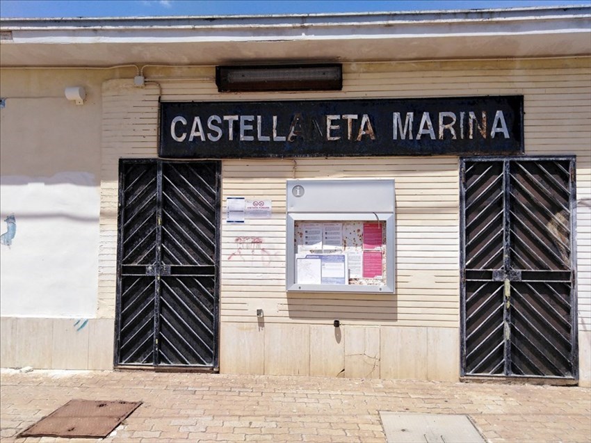 La stazione di Castellaneta Marina in località Termitosa